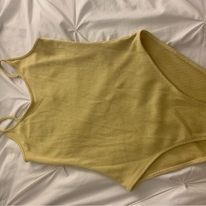 Spaghetti Strap Body Suit, American Eagle, Lime green,Women’s Small